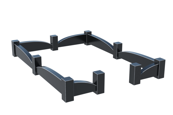 Цоколи на могилу в&nbsp;Оренбурге | Цоколь на могилу №0038