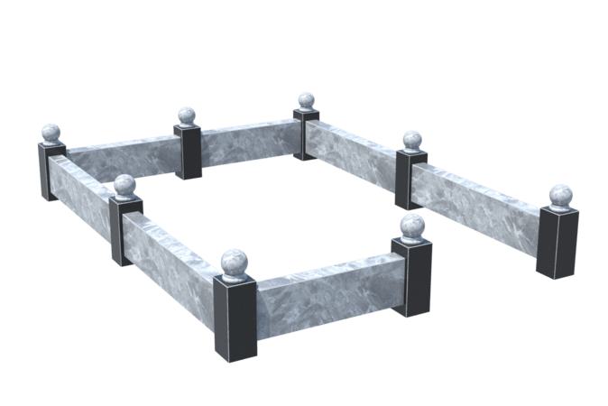 Цоколи на могилу в&nbsp;Оренбурге | Цоколь на могилу №0031