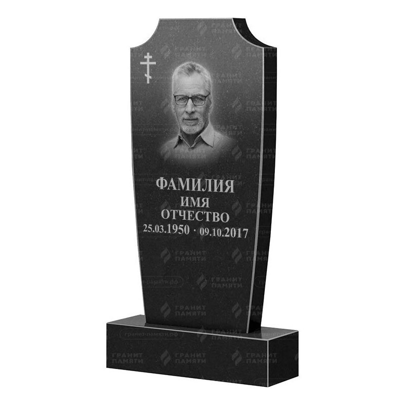 Памятники из гранита вертикальные в&nbsp;Оренбурге | Гранитный памятник ФГ-010