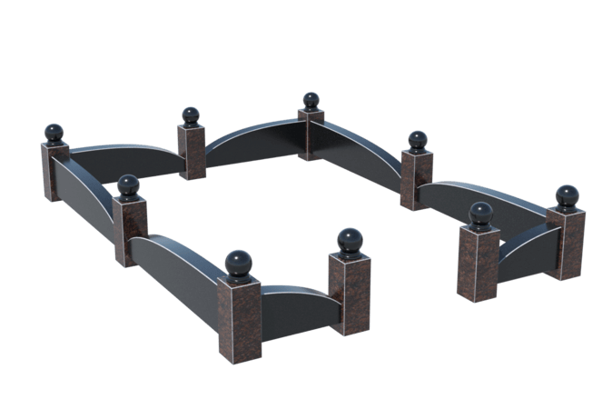 Цоколи на могилу в&nbsp;Оренбурге | Цоколь на могилу №0044