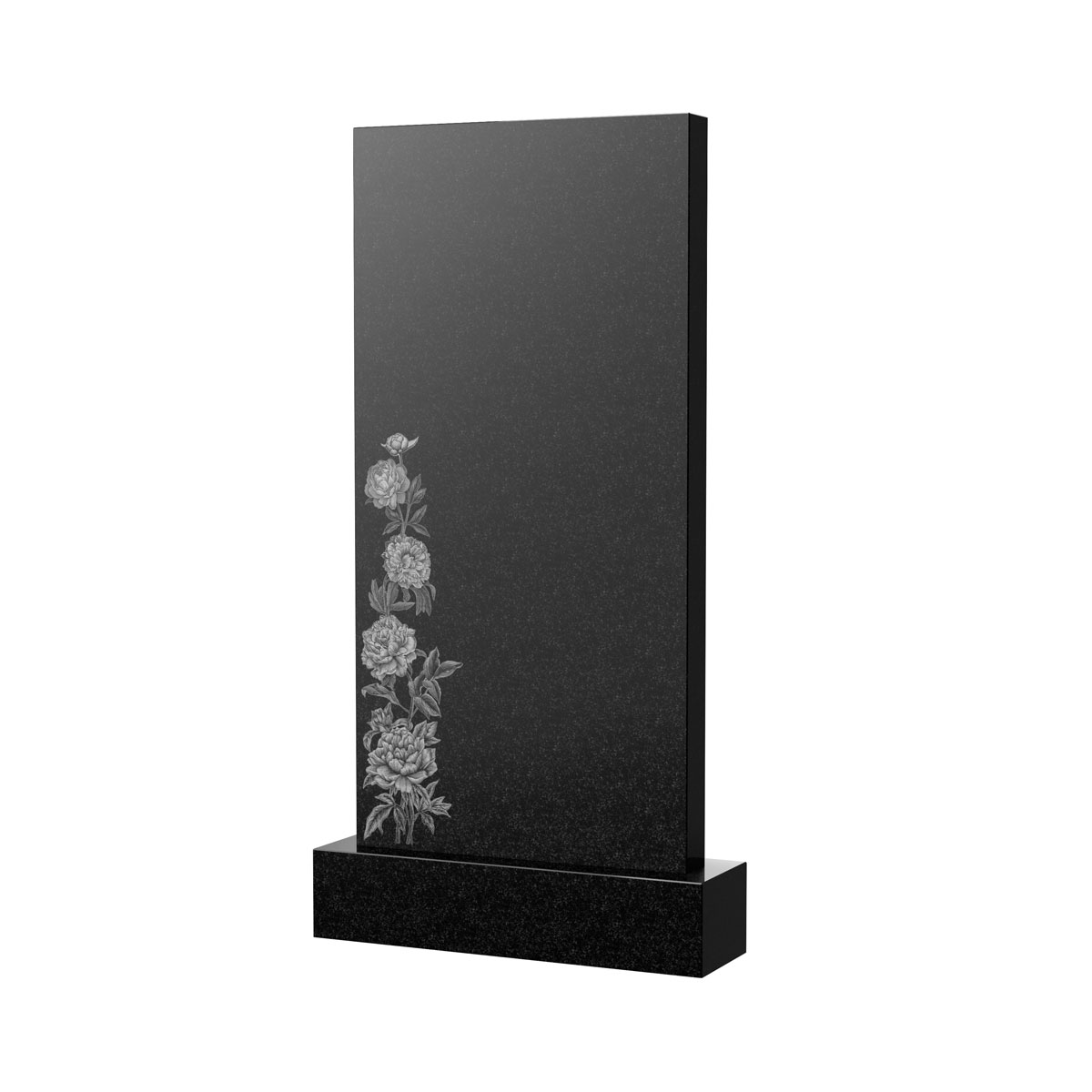 Художественное оформление памятника в&nbsp;Оренбурге | Художественное оформление на гранитную стелу, рисунок ВХО-059