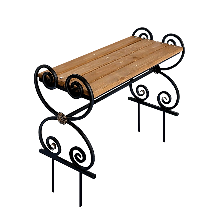 Кованые изделия в&nbsp;Оренбурге | Кованая скамейка СТ.001