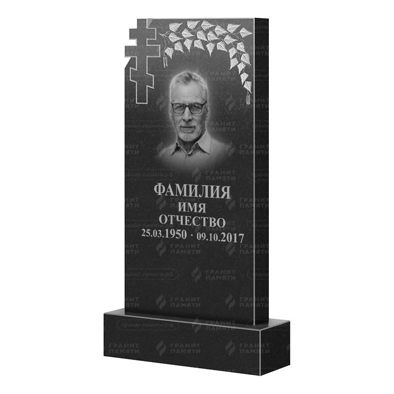 Памятники из гранита с деревом в&nbsp;Оренбурге | Гранитный памятник ФГ-202