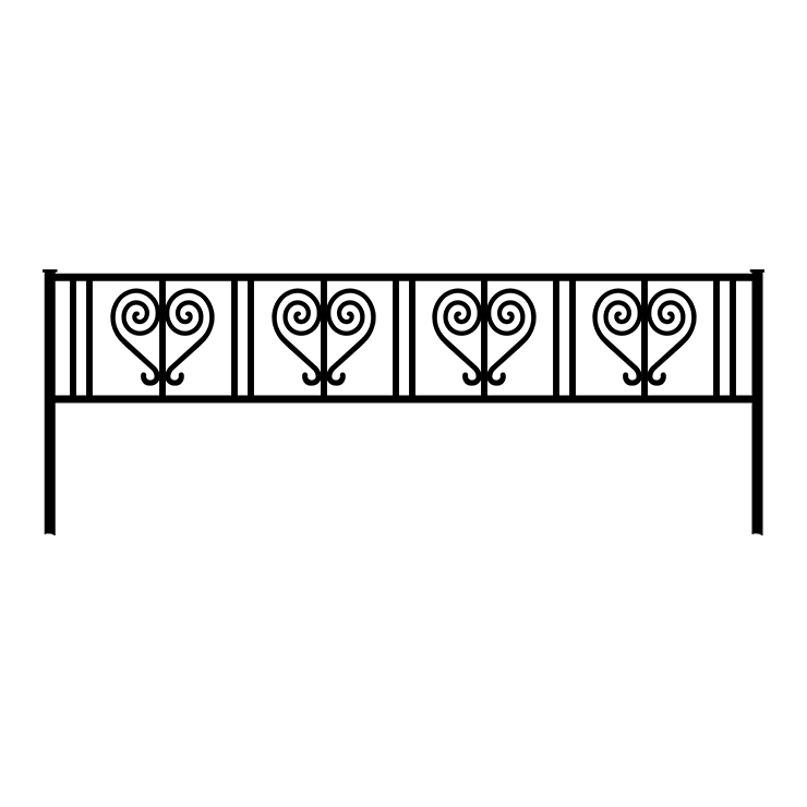 Кованые изделия в&nbsp;Оренбурге | Кованая оградка ОГ.005