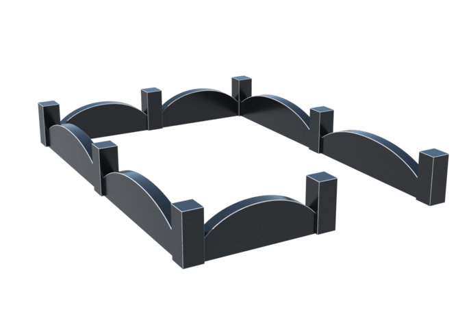 Цоколи на могилу в&nbsp;Оренбурге | Цоколь на могилу №0001