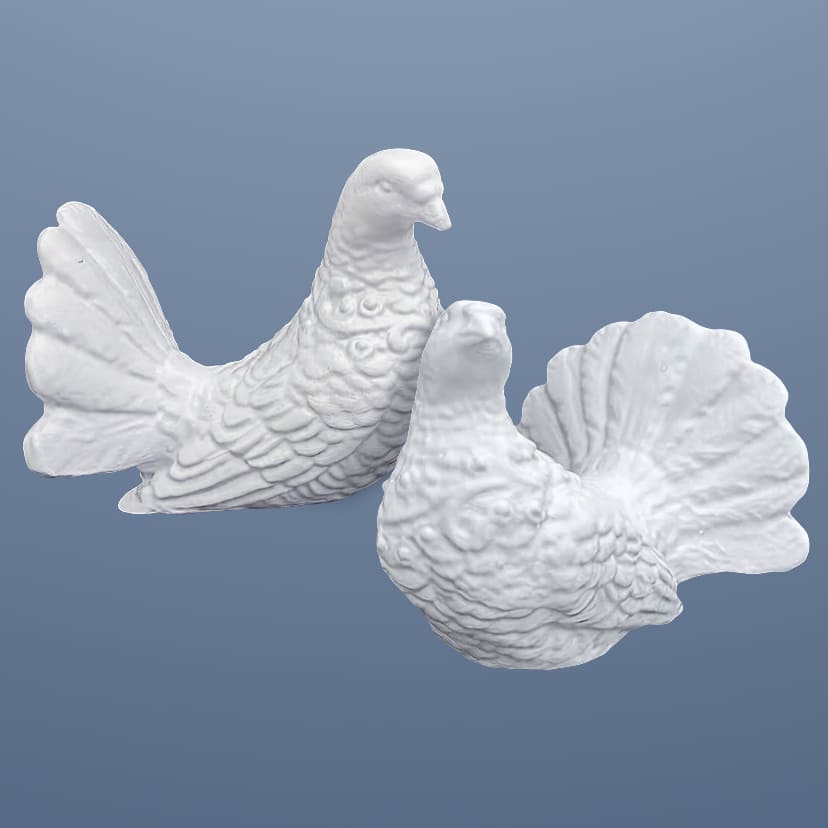 Скульптуры из искусственного мрамора в Оренбурге | Голубь пара