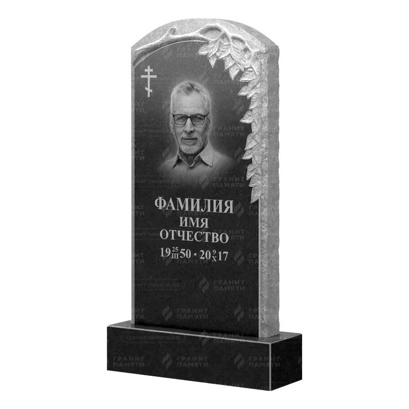 Памятники из гранита с деревом в&nbsp;Оренбурге | Гранитный памятник ФГ-107