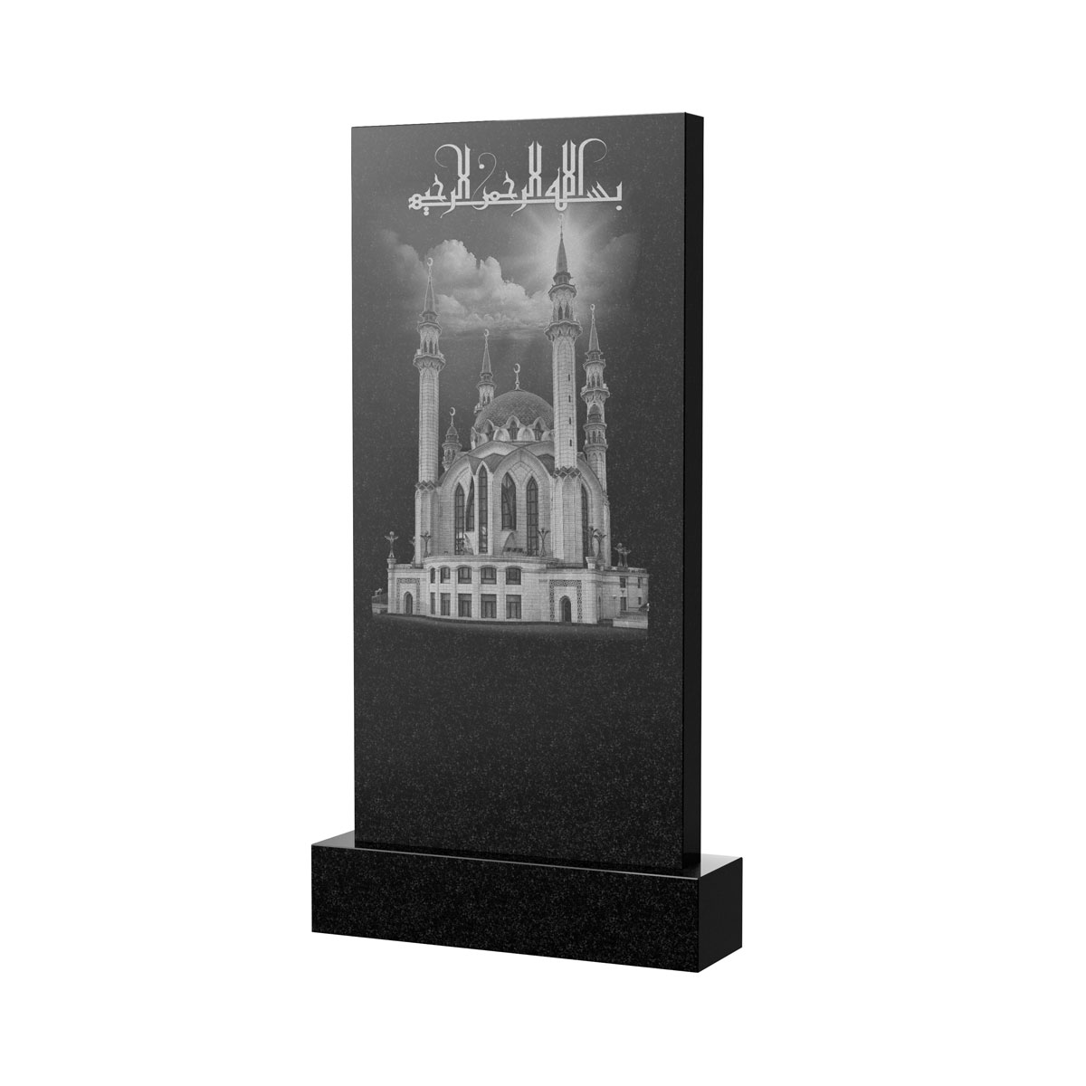 Художественное оформление памятника в&nbsp;Оренбурге | Художественное оформление на гранитную стелу, рисунок ВХО-047