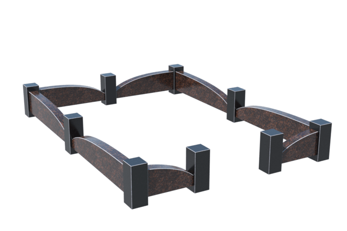 Цоколи на могилу в&nbsp;Оренбурге | Цоколь на могилу №0042