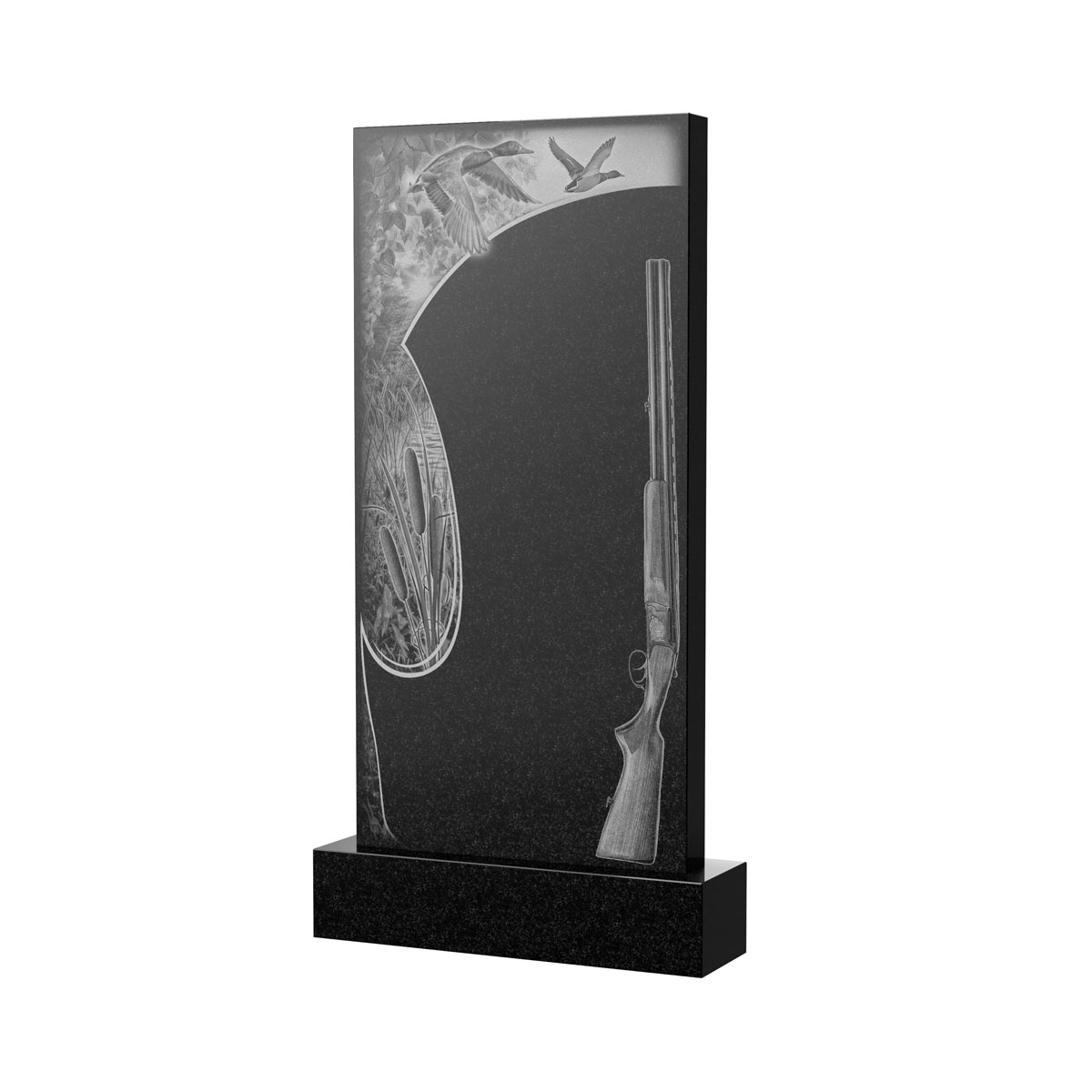 Художественное оформление памятника в&nbsp;Оренбурге | Художественное оформление на гранитную стелу, рисунок ВХО-052