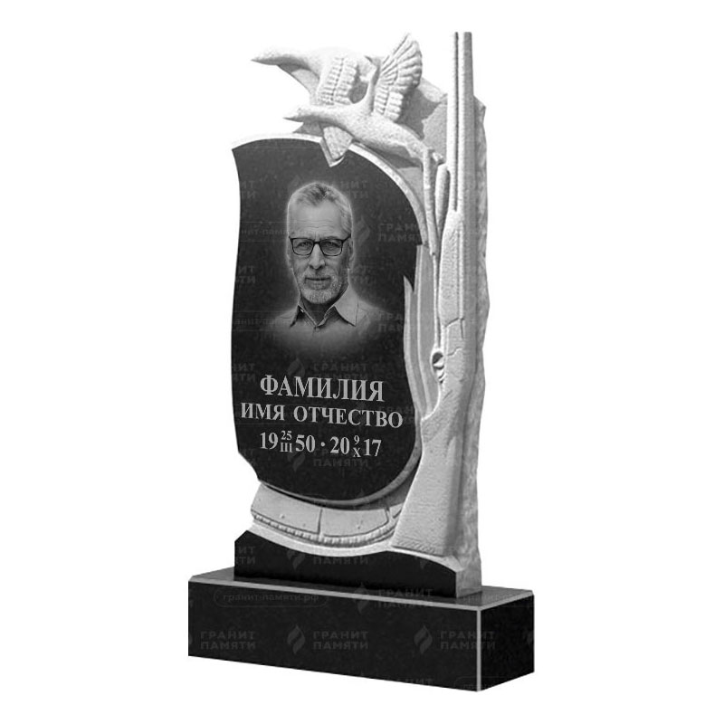Памятники из гранита резные в&nbsp;Оренбурге | Гранитный памятник ФГ-122