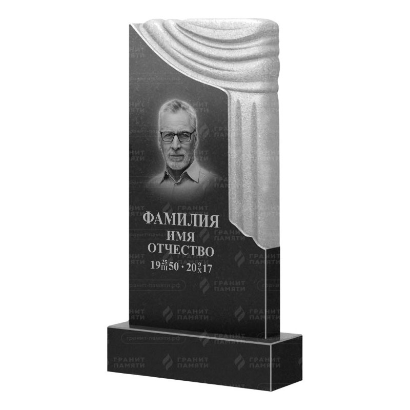 Памятники из гранита резные в&nbsp;Оренбурге | Гранитный памятник ФГ-121