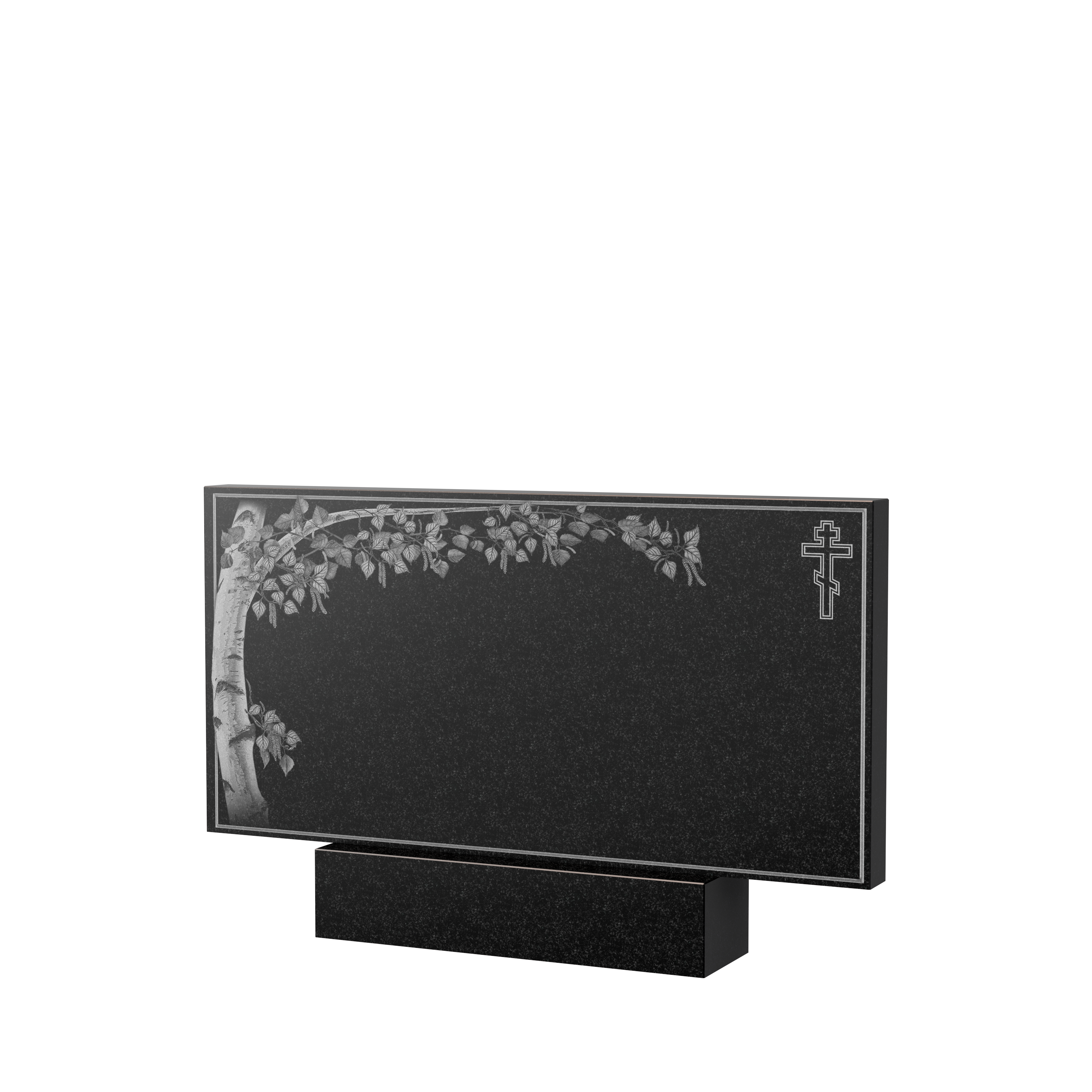 Художественное оформление памятника в&nbsp;Оренбурге | Художественное оформление на гранитную стелу, рисунок ГХО-005