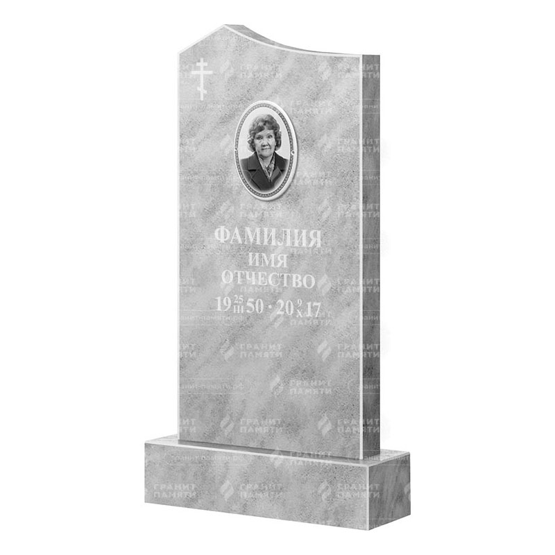 Бюджетные памятники в&nbsp;Оренбурге | Мраморный памятник ФМ-008