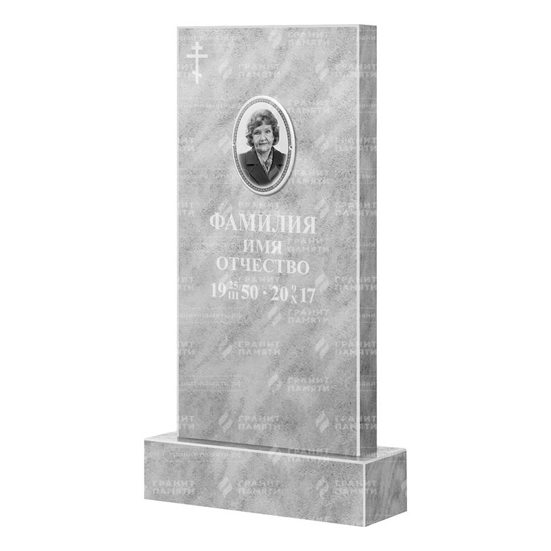 Памятники из мрамора в&nbsp;Оренбурге | Мраморный памятник, прямой