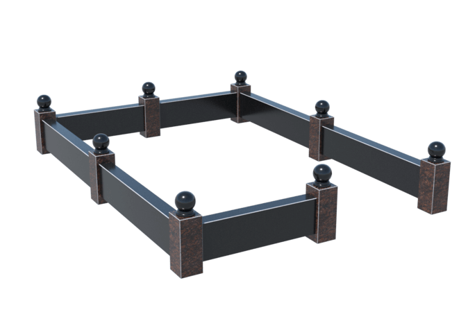 Цоколи на могилу в&nbsp;Оренбурге | Цоколь на могилу №0035