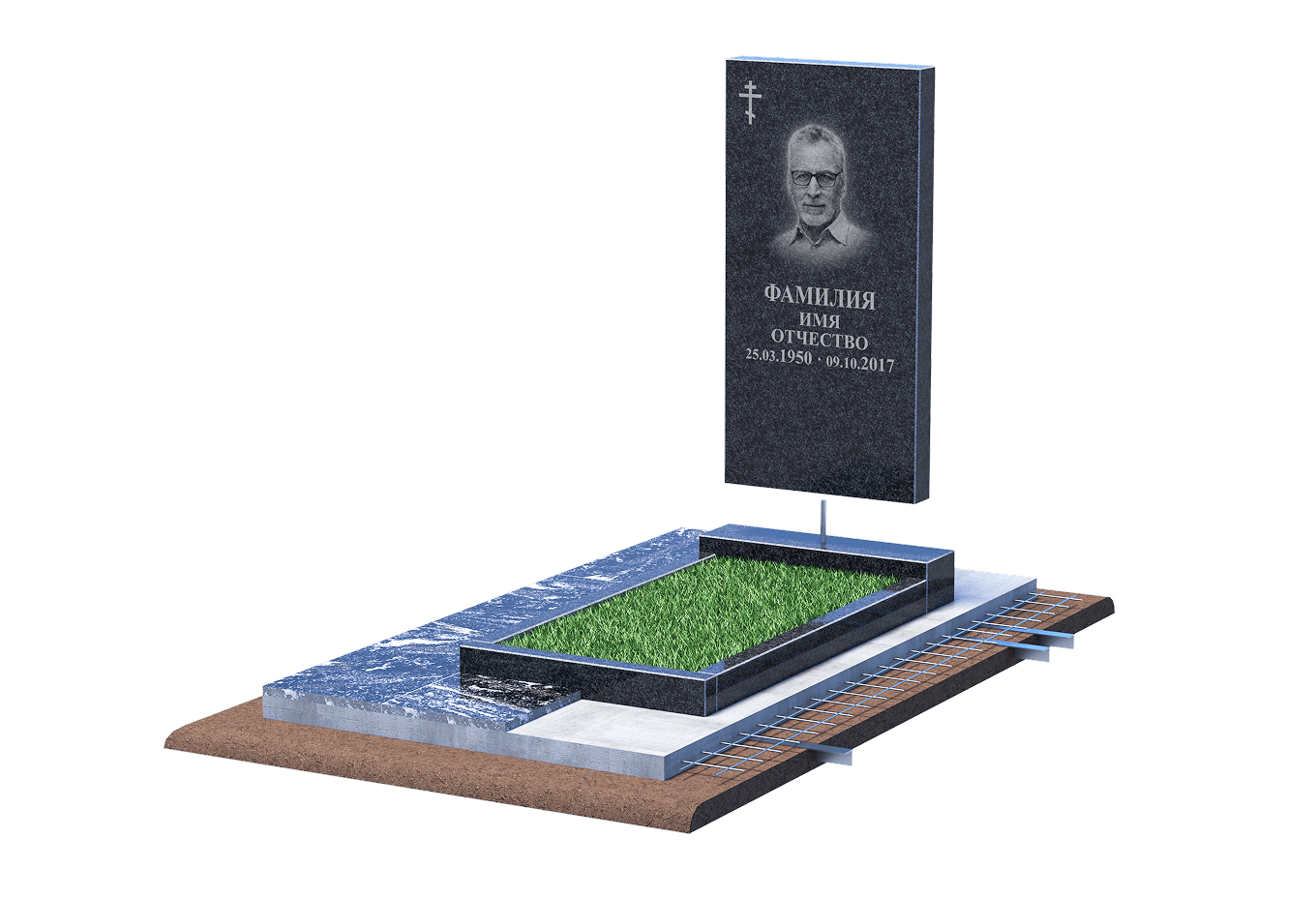 Установка памятника в Оренбурге