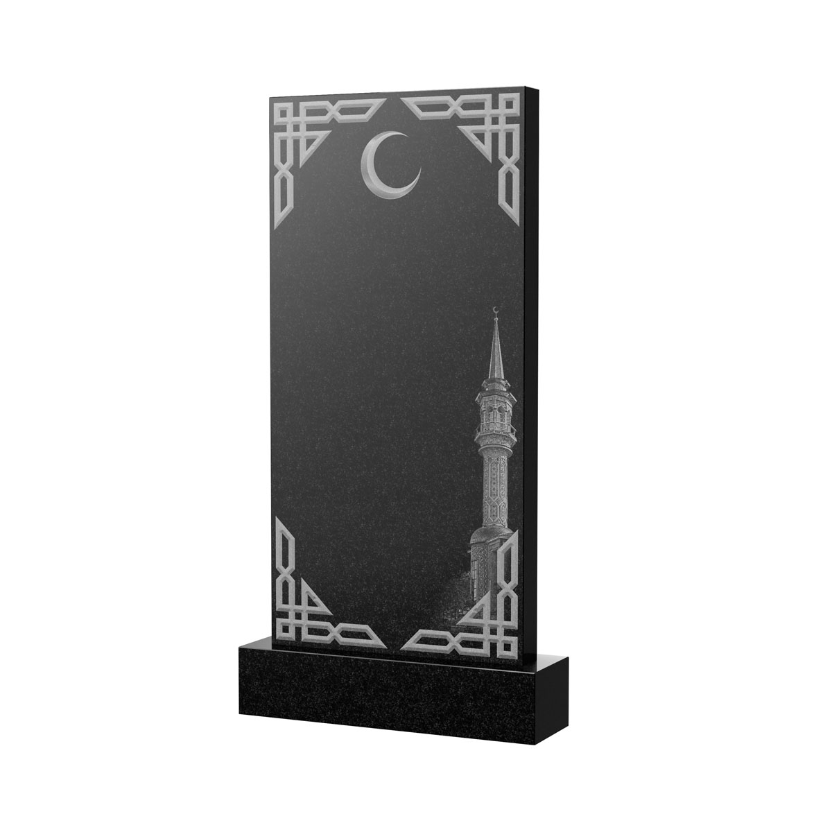 Художественное оформление памятника в&nbsp;Оренбурге | Художественное оформление на гранитную стелу, рисунок ВХО-040