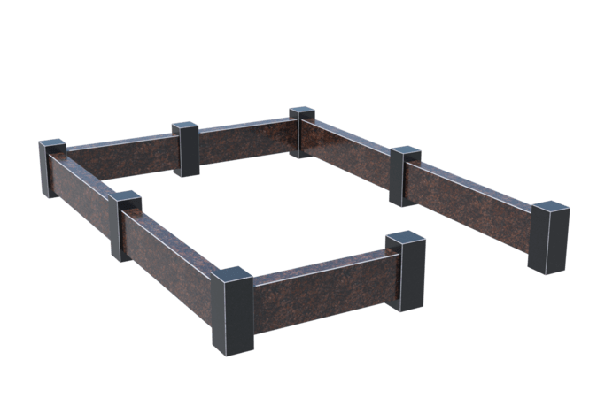 Цоколи на могилу в&nbsp;Оренбурге | Цоколь на могилу №0033