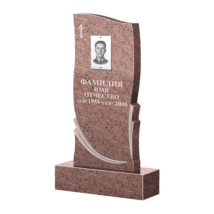 Гранитные памятники в&nbsp;Оренбурге | Памятник из гранита Розалия Pink ФГЦ-044