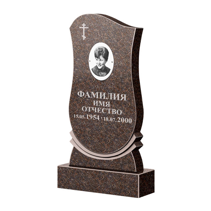 Гранитные памятники в&nbsp;Оренбурге | Памятник из гранита Карел Brown ФГЦ-056