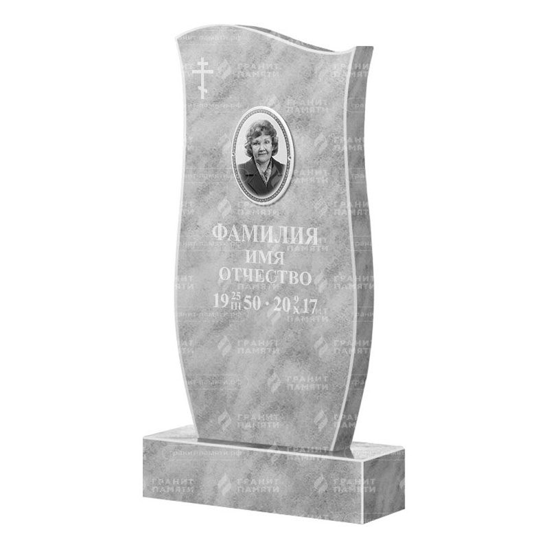 Бюджетные памятники в&nbsp;Оренбурге | Мраморный памятник ФМ-033