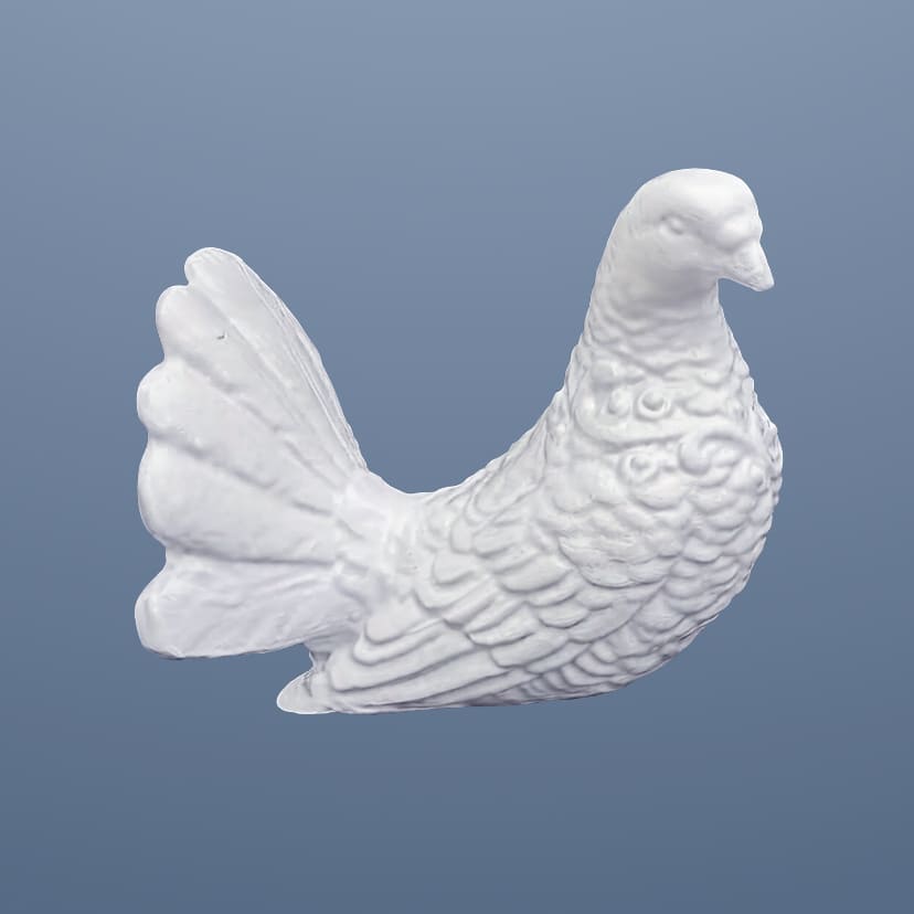 Скульптуры из искусственного мрамора в Оренбурге | Голубь право