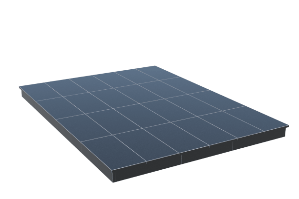 Площадки на могилу в&nbsp;Оренбурге | Площадка с вертикальной (10 см) облицовкой гранитом Габбро