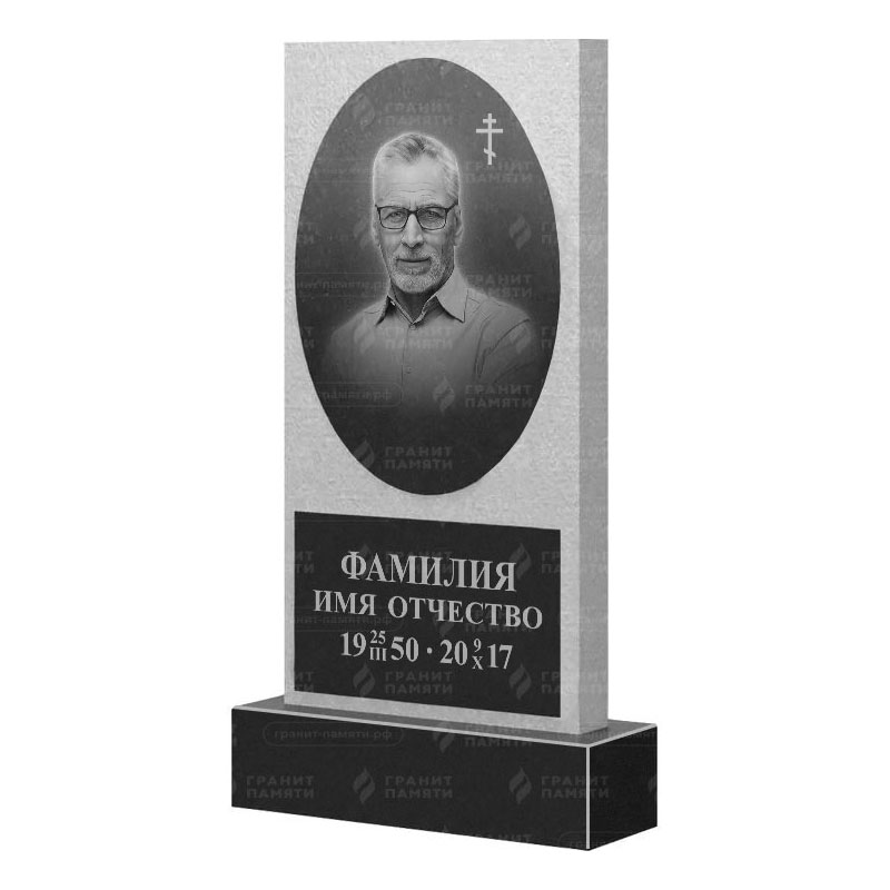 Памятники из гранита вертикальные в&nbsp;Оренбурге | Гранитный памятник ФГ-166