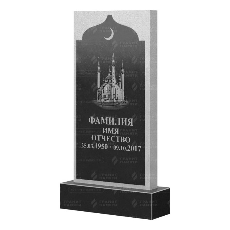 Мусульманские памятники на могилу в&nbsp;Оренбурге | Гранитный памятник ФГ-167