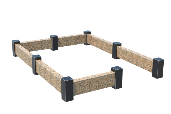 Цоколи на могилу в&nbsp;Оренбурге | Цоколь на могилу №0037
