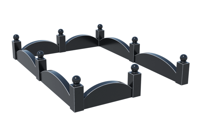 Цоколи на могилу в&nbsp;Оренбурге | Цоколь на могилу №0002