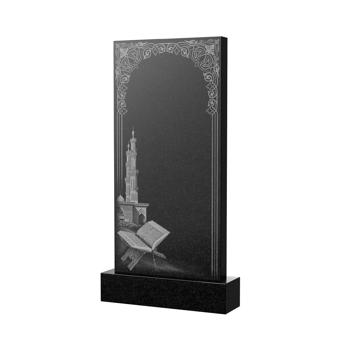 Художественное оформление памятника в&nbsp;Оренбурге | Художественное оформление на гранитную стелу, рисунок ВХО-039