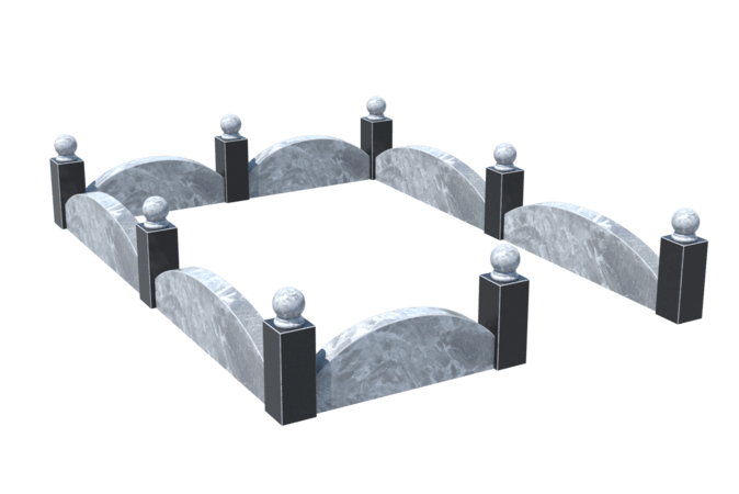 Цоколи на могилу в&nbsp;Оренбурге | Цоколь на могилу №0003