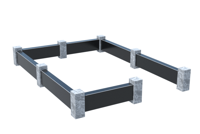 Цоколи на могилу в&nbsp;Оренбурге | Цоколь на могилу №0032