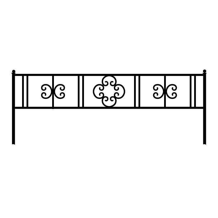 Кованые изделия в&nbsp;Оренбурге | Кованая оградка ОГ.006