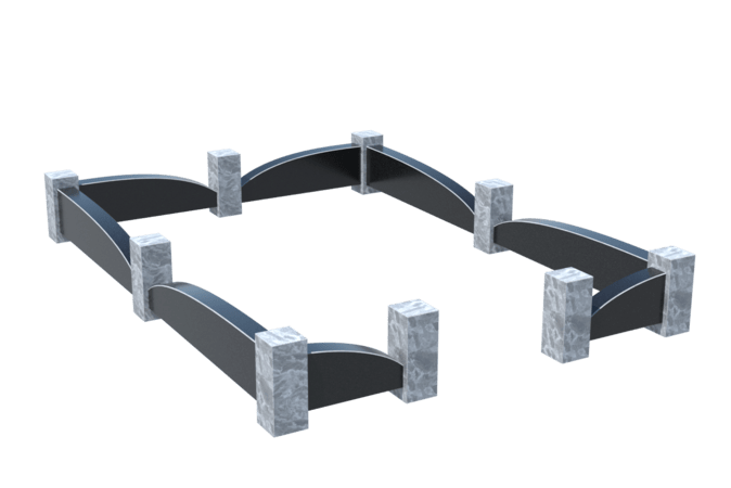 Цоколи на могилу в&nbsp;Оренбурге | Цоколь на могилу №0041