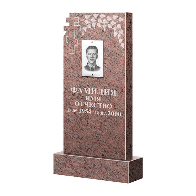 Гранитные памятники в&nbsp;Оренбурге | Памятник из гранита Розалия Pink ФГЦ-202