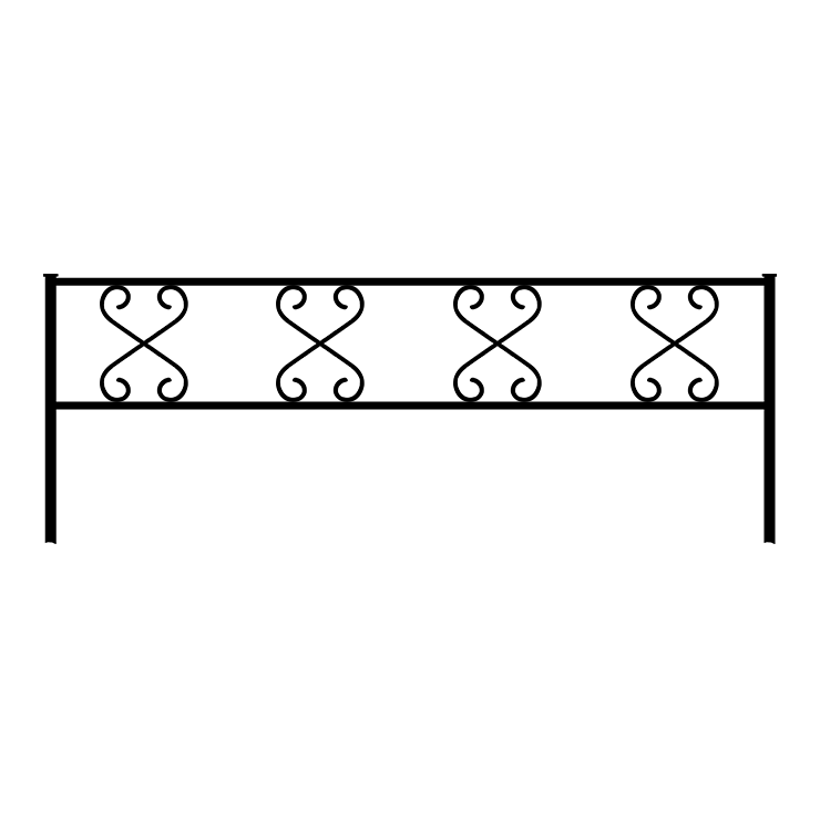 Металлические оградки, столы, скамейки в&nbsp;Оренбурге | Оградка №1
