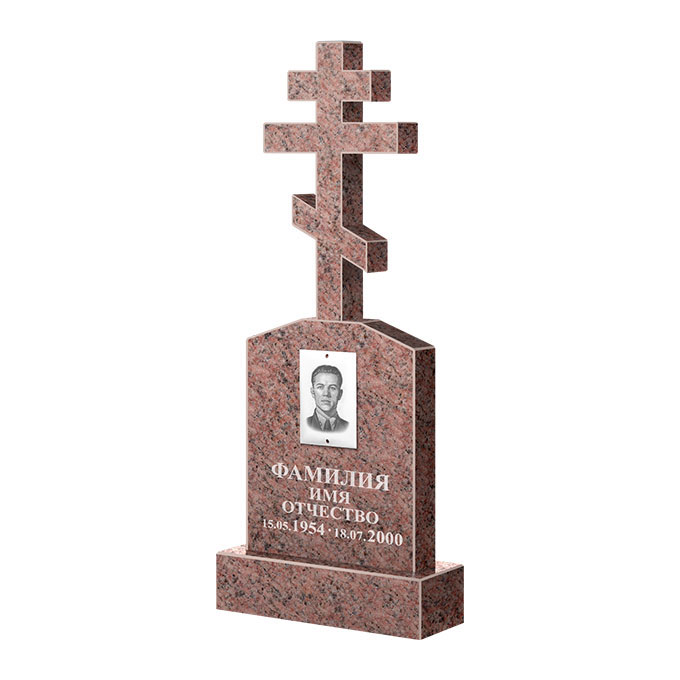 Гранитные памятники в&nbsp;Оренбурге | Памятник из гранита Розалия Pink ФГЦ-099