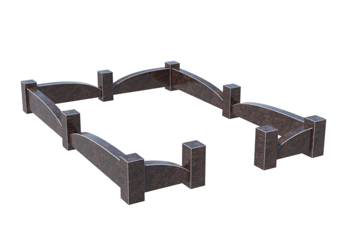 Цоколи на могилу в&nbsp;Оренбурге | Цоколь на могилу №0043