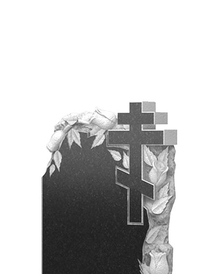 Памятники из гранита с цветами в Оренбурге